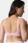 Amante Padded Wired Full Coverage Super Support Bra - Lilac Pink — thumbnail 3
